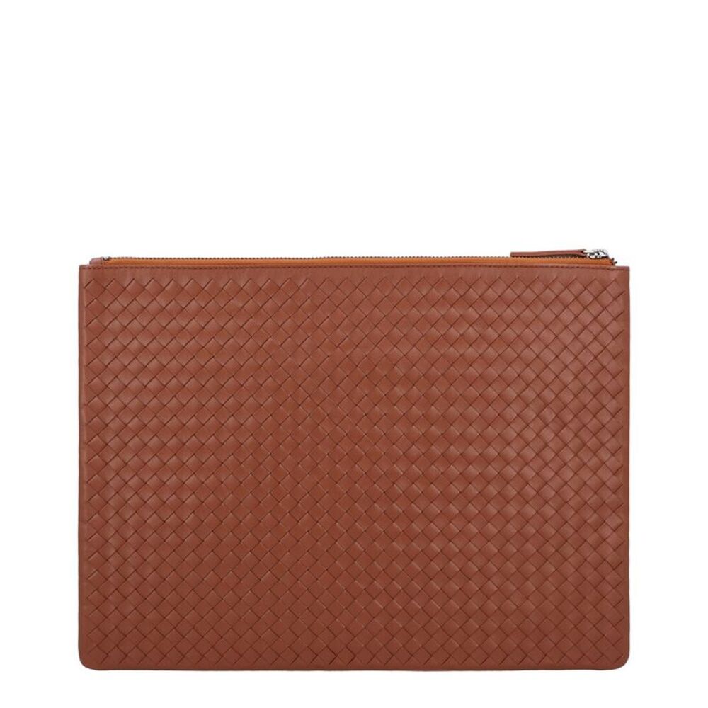 Dragon Diffusion A4 Leather Pochette, Brown